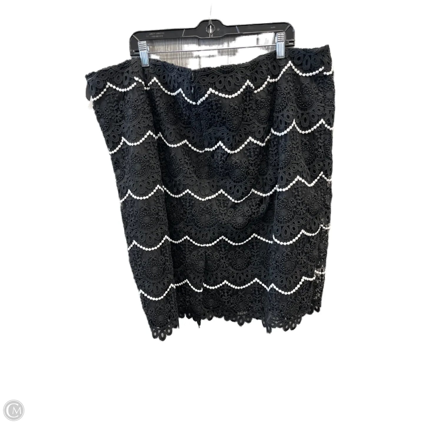 Skirt Midi By Talbots In Black, Size: 22