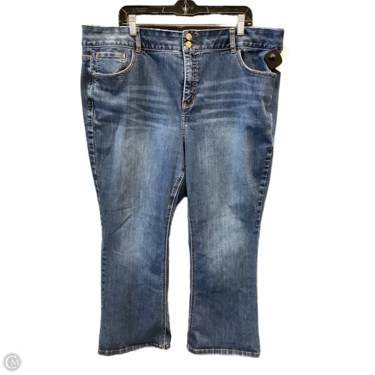 Jeans Boot Cut By Lane Bryant In Blue Denim, Size: 24