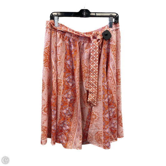 Skirt Maxi By Clothes Mentor In Orange, Size: 14