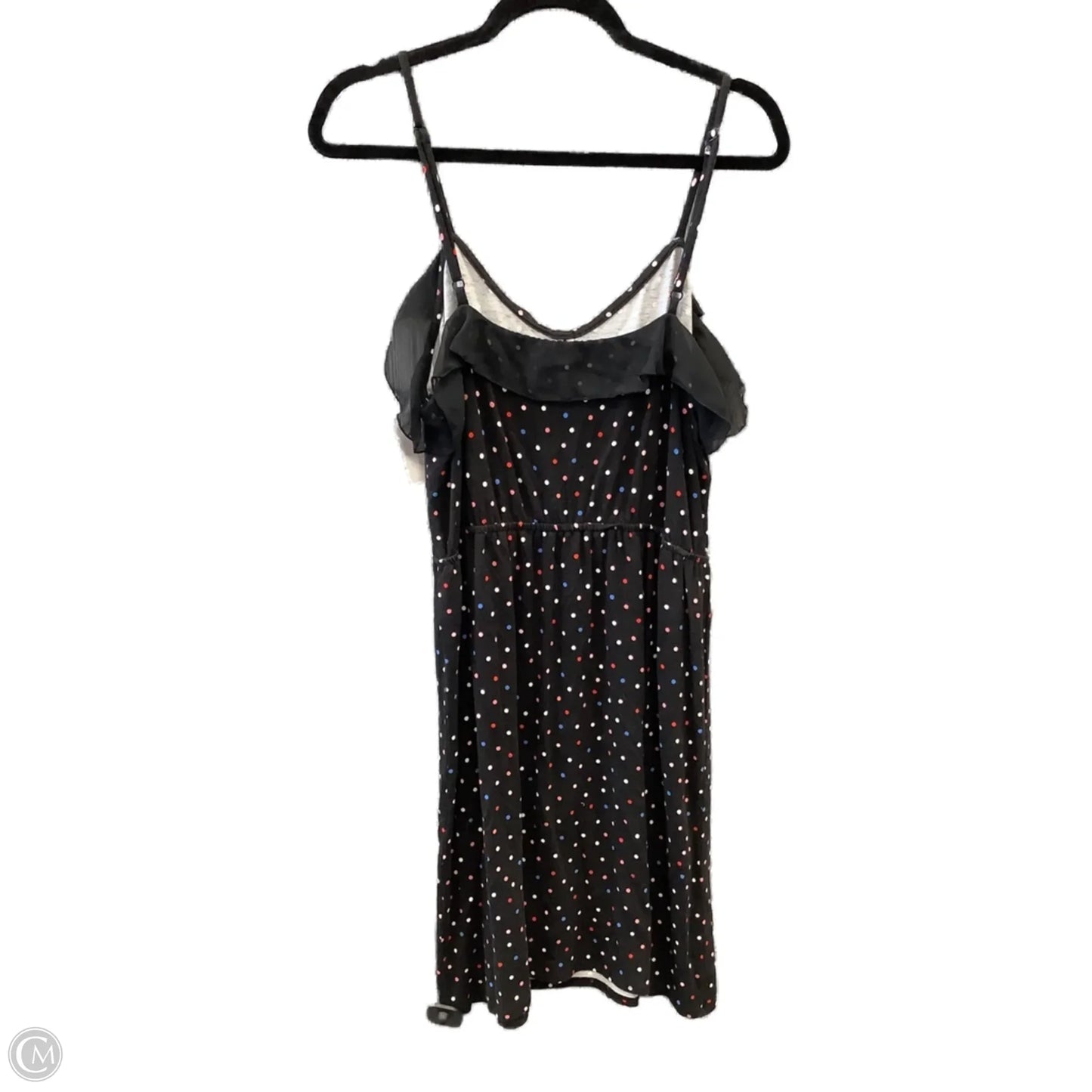 Dress Casual Midi By Elle In Polkadot Pattern, Size: L