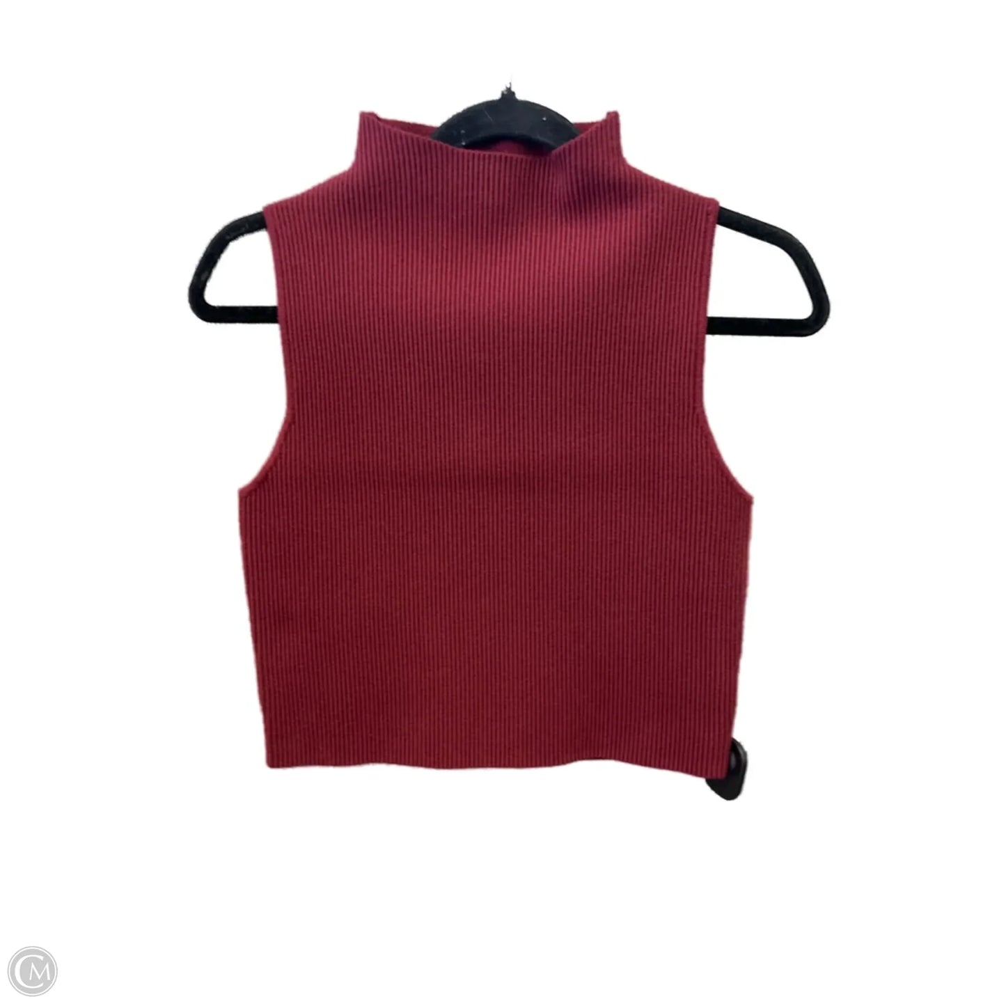 Top Sleeveless By Abound In Red, Size: L