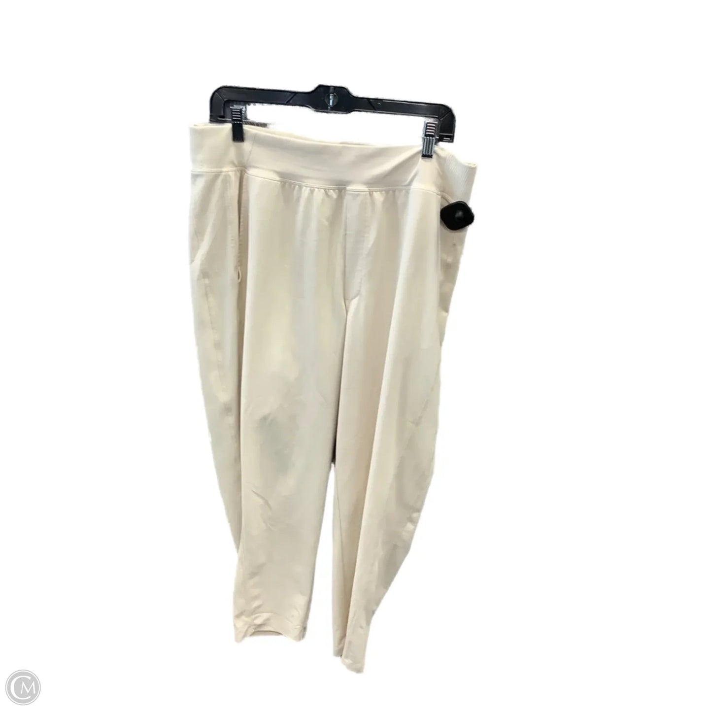 Athletic Pants By Old Navy In Cream, Size: Xl