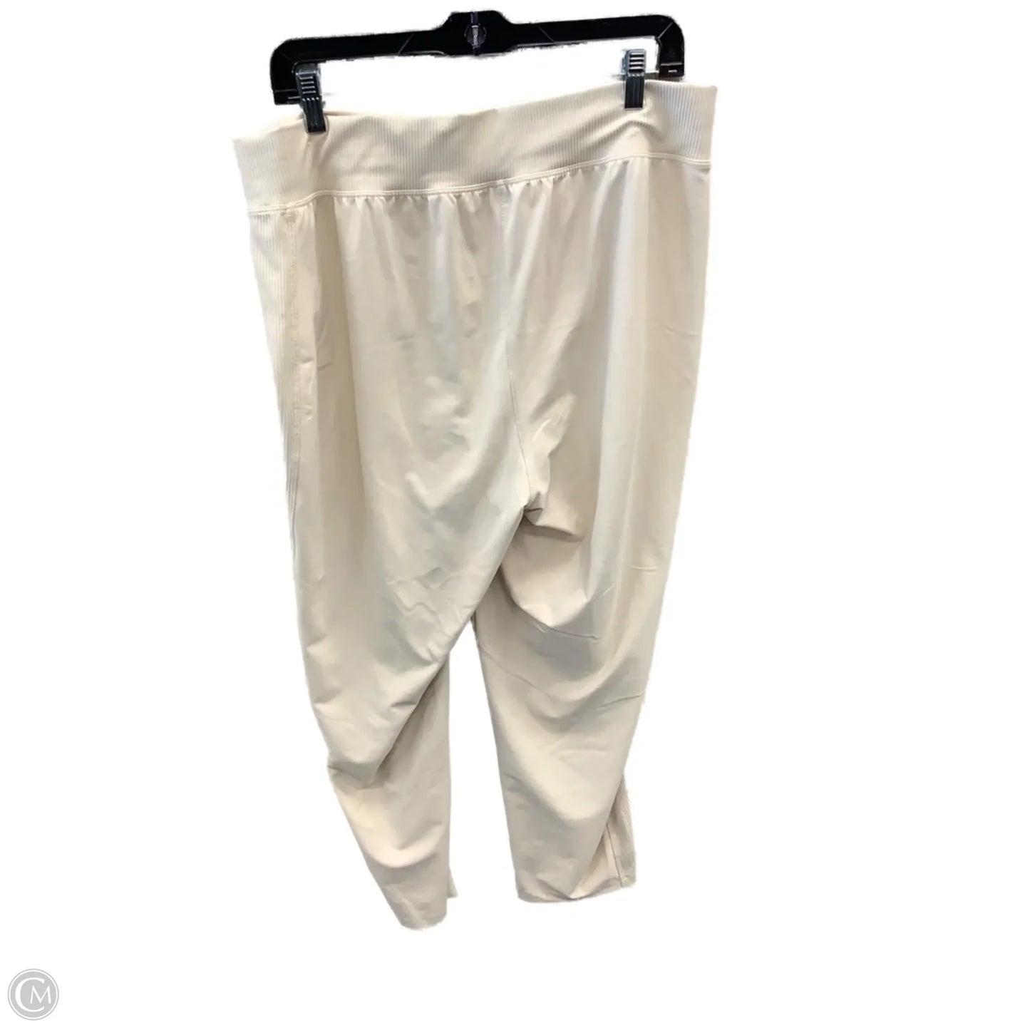Athletic Pants By Old Navy In Cream, Size: Xl