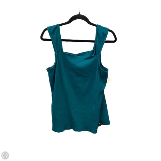 Top Sleeveless By Maurices In Green, Size: 1x