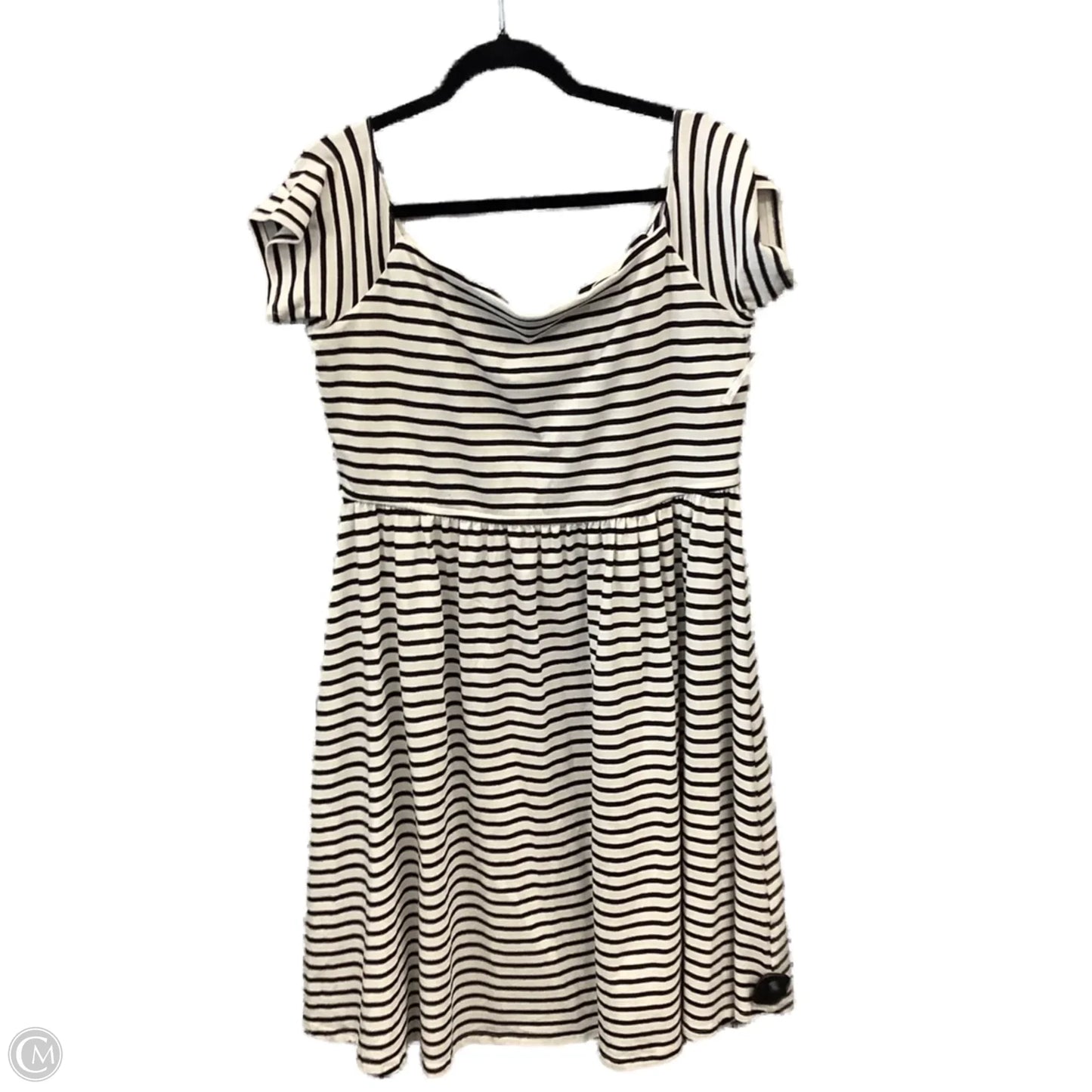 Dress Casual Midi By Who What Wear In Striped Pattern, Size: Xxl