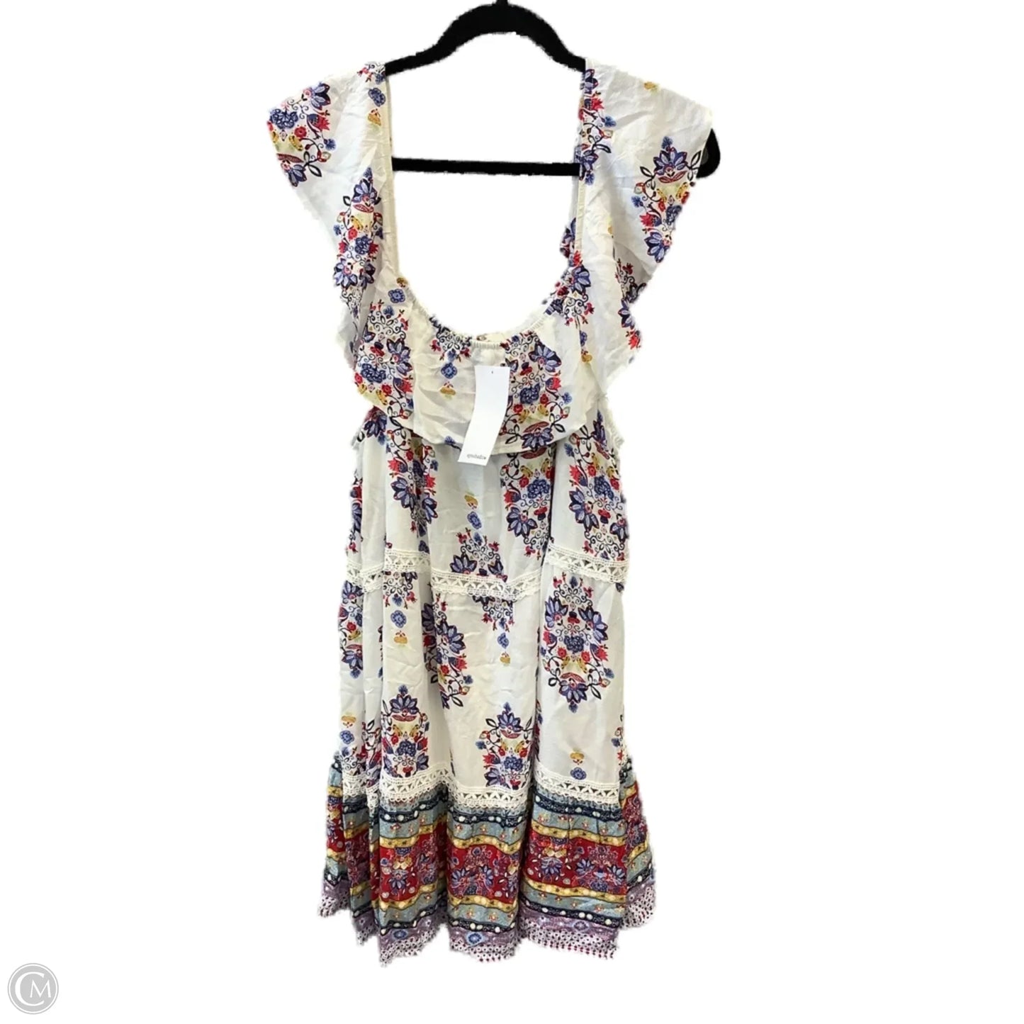 Dress Casual Midi By Eyeshadow In White, Size: Xxl