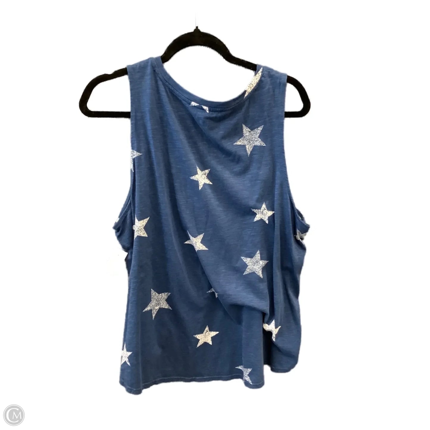 Top Sleeveless By Maurices In Blue, Size: 2x