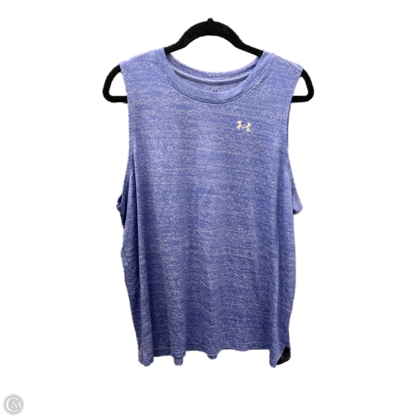 Athletic Tank Top By Under Armour In Blue, Size: 1x