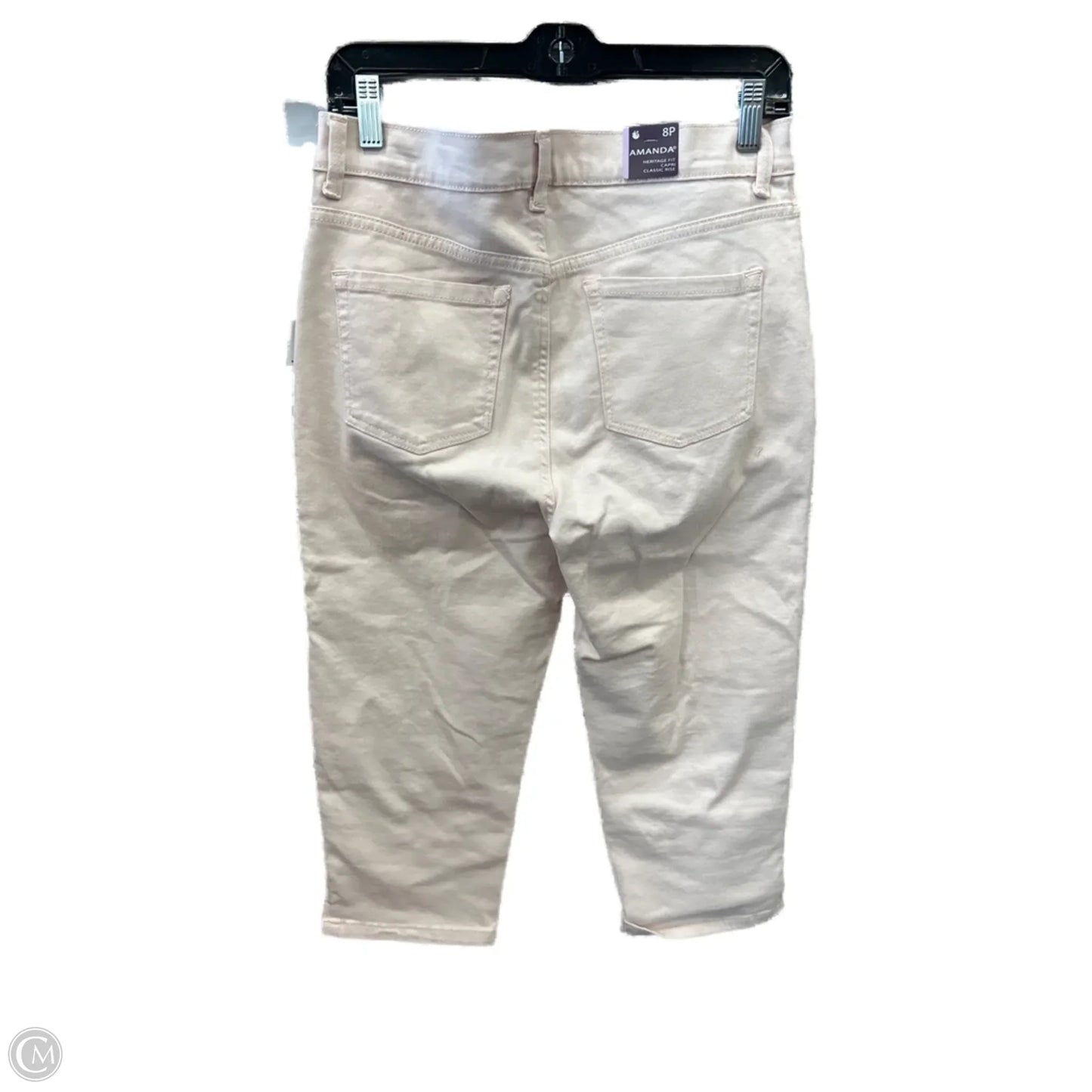 Capris By Gloria Vanderbilt In Pink, Size: 8