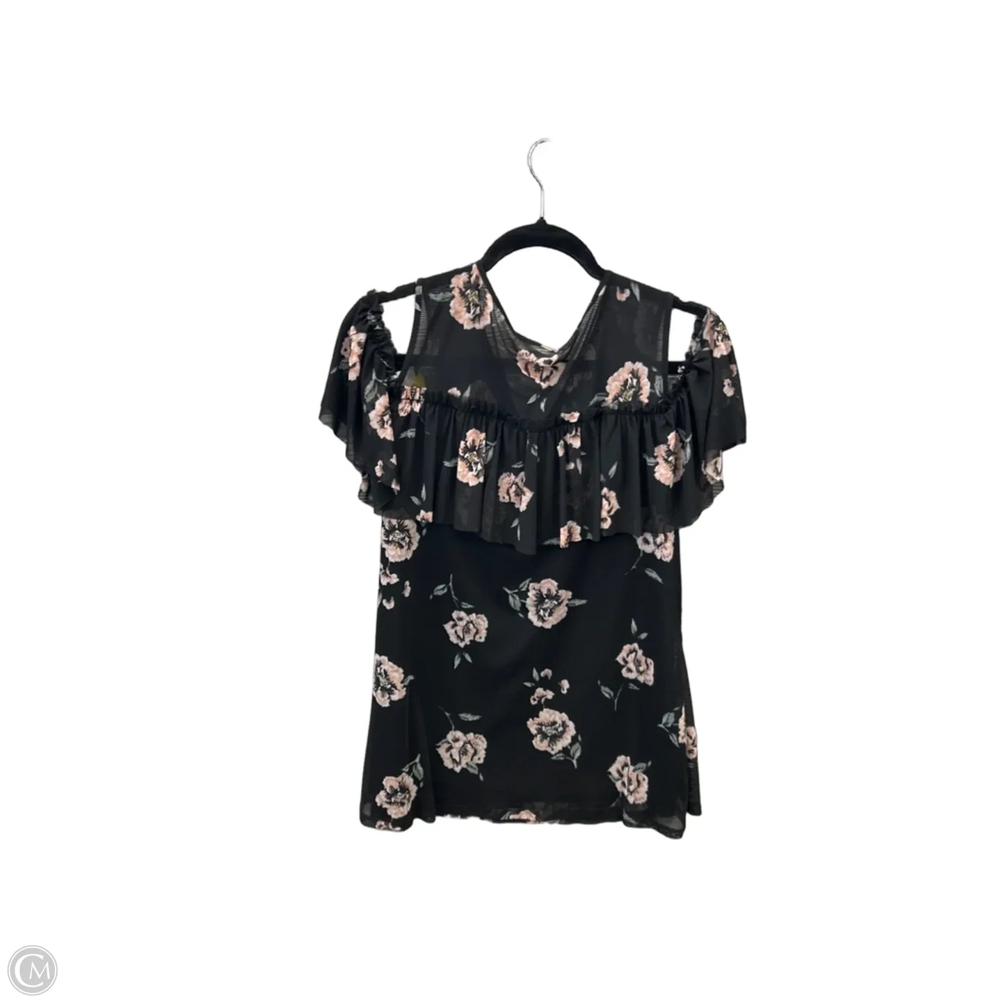 Top Short Sleeve By Kate & Mallory In Black, Size: M