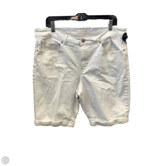 Shorts By Levis In White Denim, Size: 16