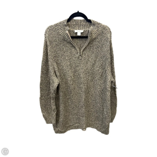 Sweater By Cj Banks In Taupe, Size: 2x