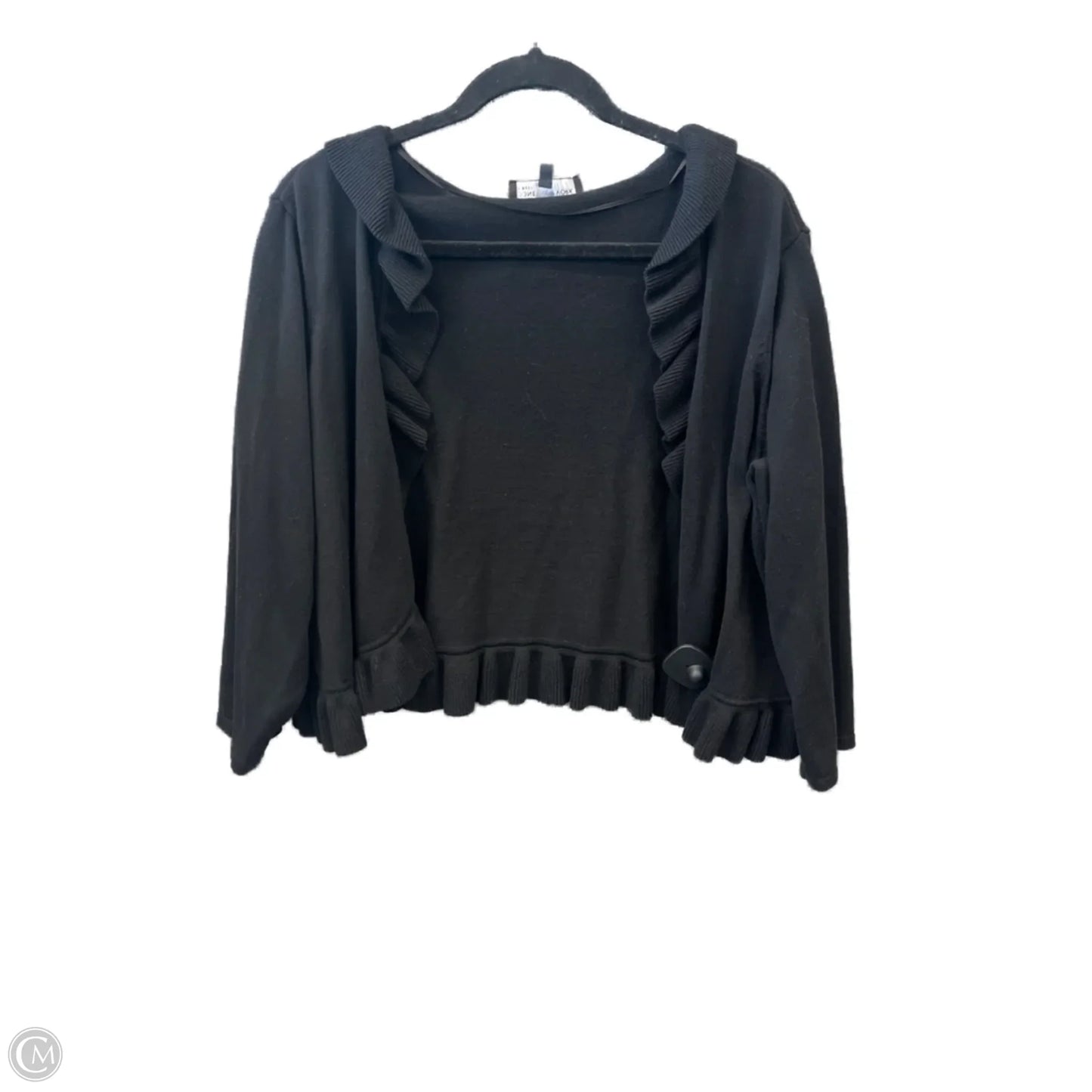 Cardigan By Jones New York In Black, Size: 1x