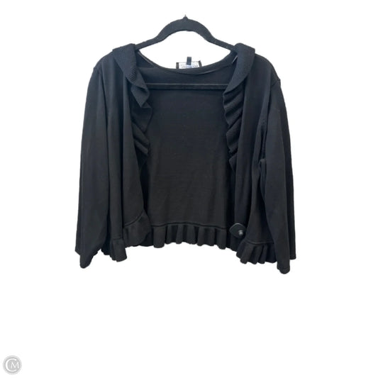 Cardigan By Jones New York In Black, Size: 1x