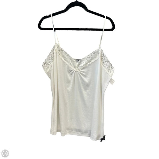 Top Cami By Worthington In White, Size: 3x