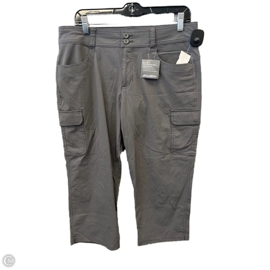 Capris By Eddie Bauer In Grey, Size: 10