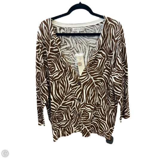 Cardigan By Jones New York In Brown, Size: 3x
