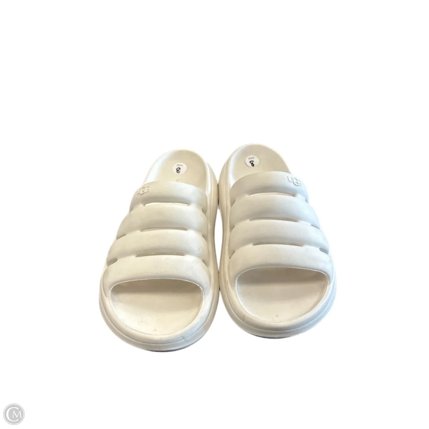 Sandals Designer By Ugg In White, Size: 8