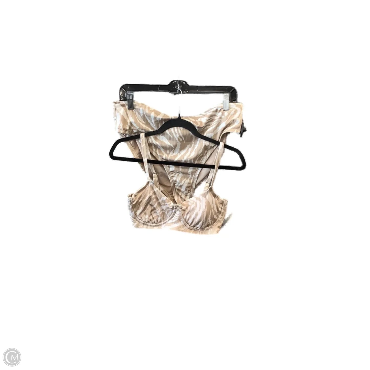 Swimsuit 2pc By Wild Fable In Cream & Tan, Size: Xl