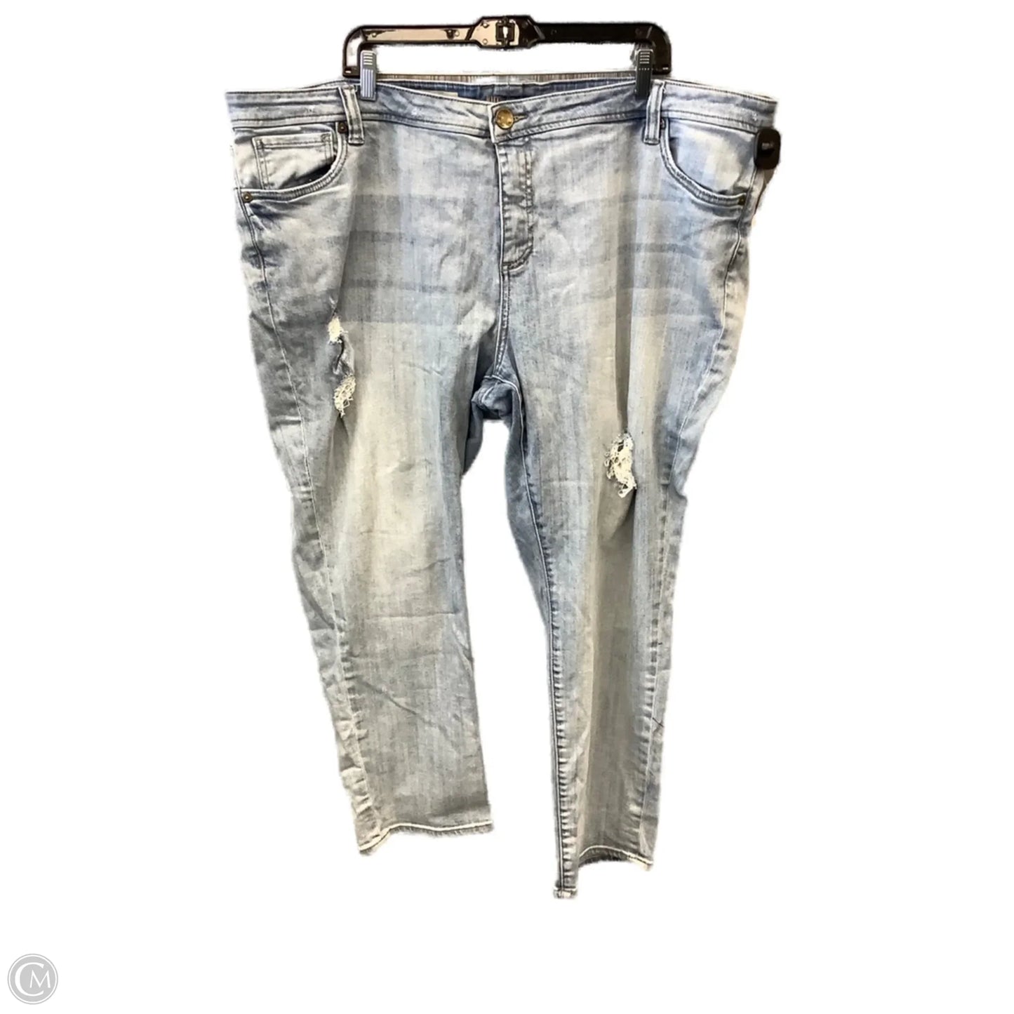 Jeans Boyfriend By Kut In Blue Denim, Size: 24