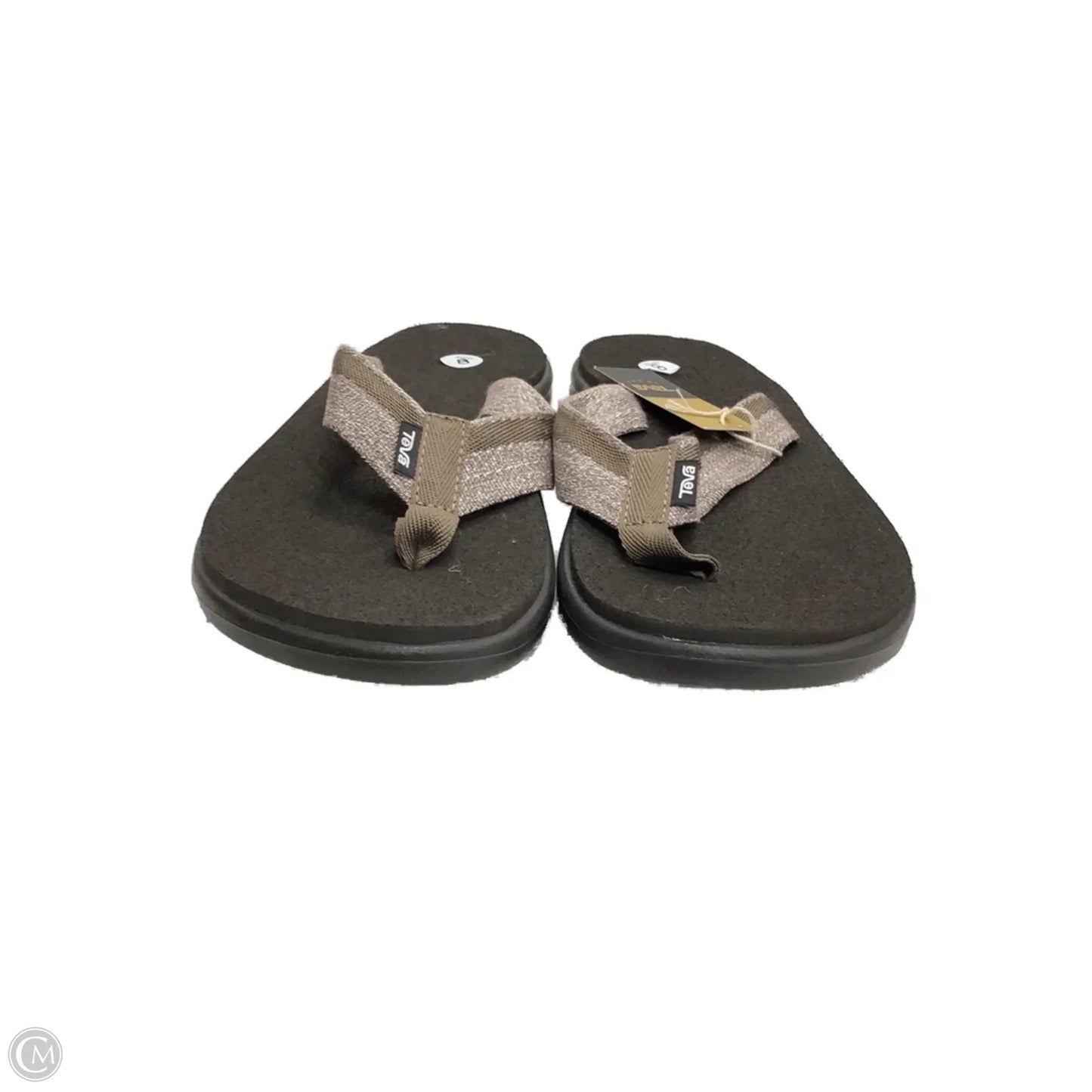 Sandals Flip Flops By Teva In Brown, Size: 8