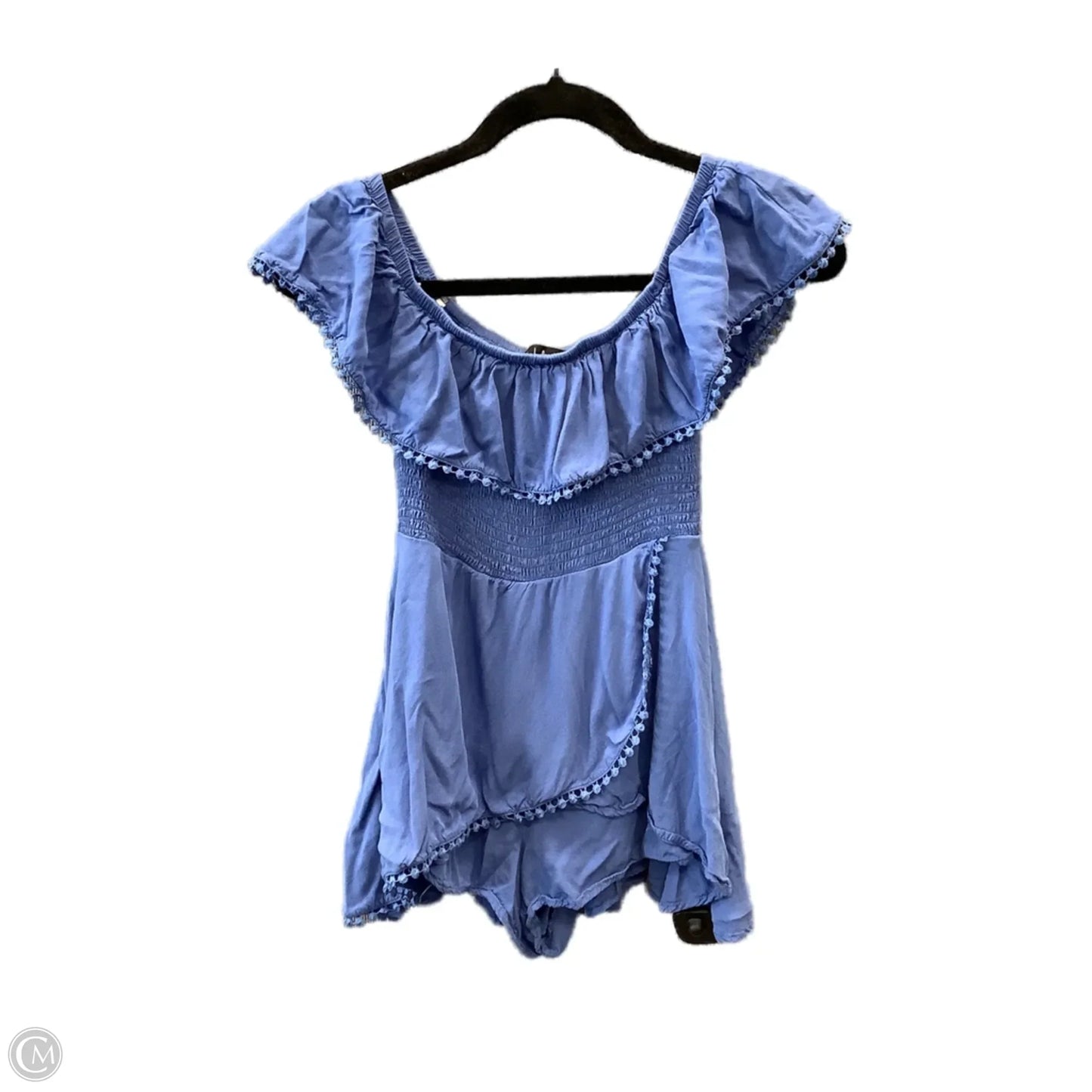 Romper By Lulus In Blue, Size: Xs
