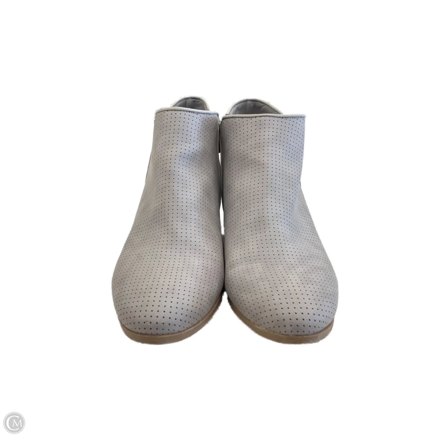 Boots Ankle Heels By St Johns Bay In Grey, Size: 9.5