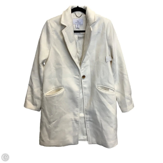 Coat Designer By Halston In White, Size: M
