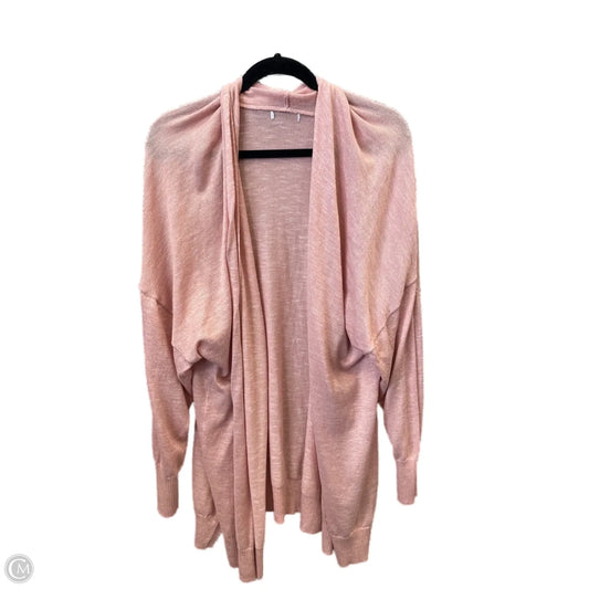 Cardigan By Clothes Mentor In Pink, Size: 3x