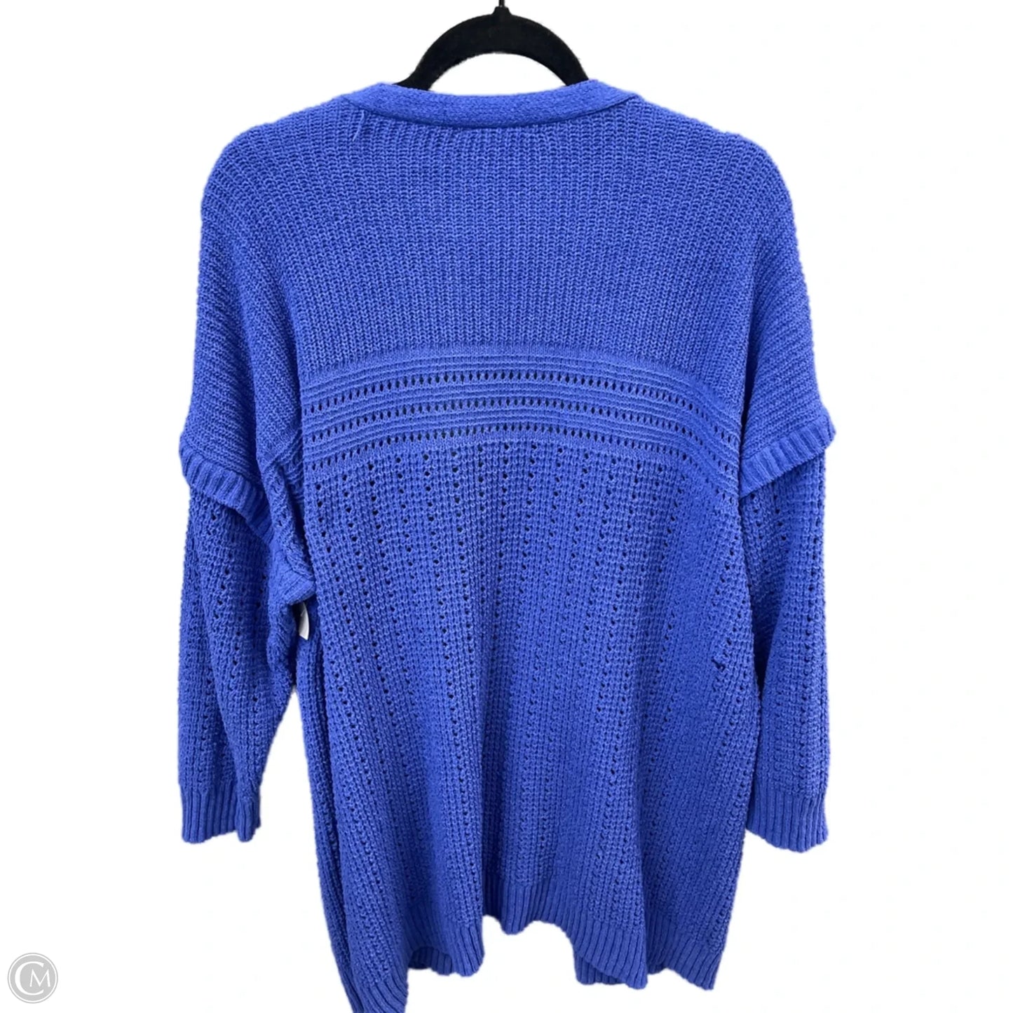 Cardigan By Terra & Sky In Blue, Size: 2x