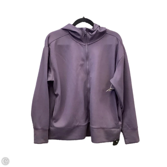Athletic Top Long Sleeve Hoodie By Xersion In Purple, Size: L