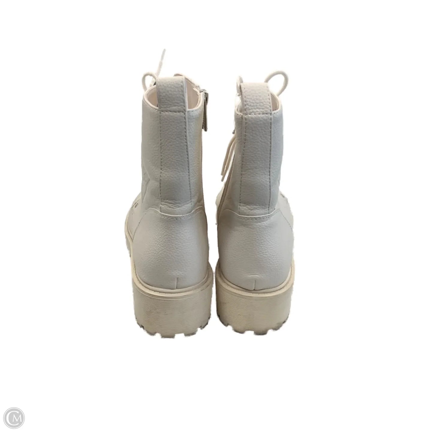 Boots Ankle Flats By Guess In Cream, Size: 10