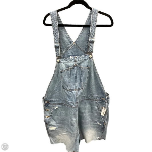 Shortalls By Old Navy In Blue Denim, Size: Xxl