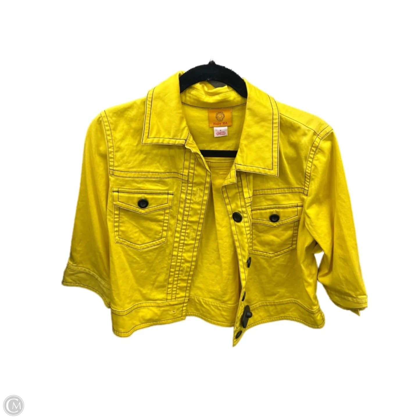 Jacket Other By Ruby Rd In Yellow, Size: M