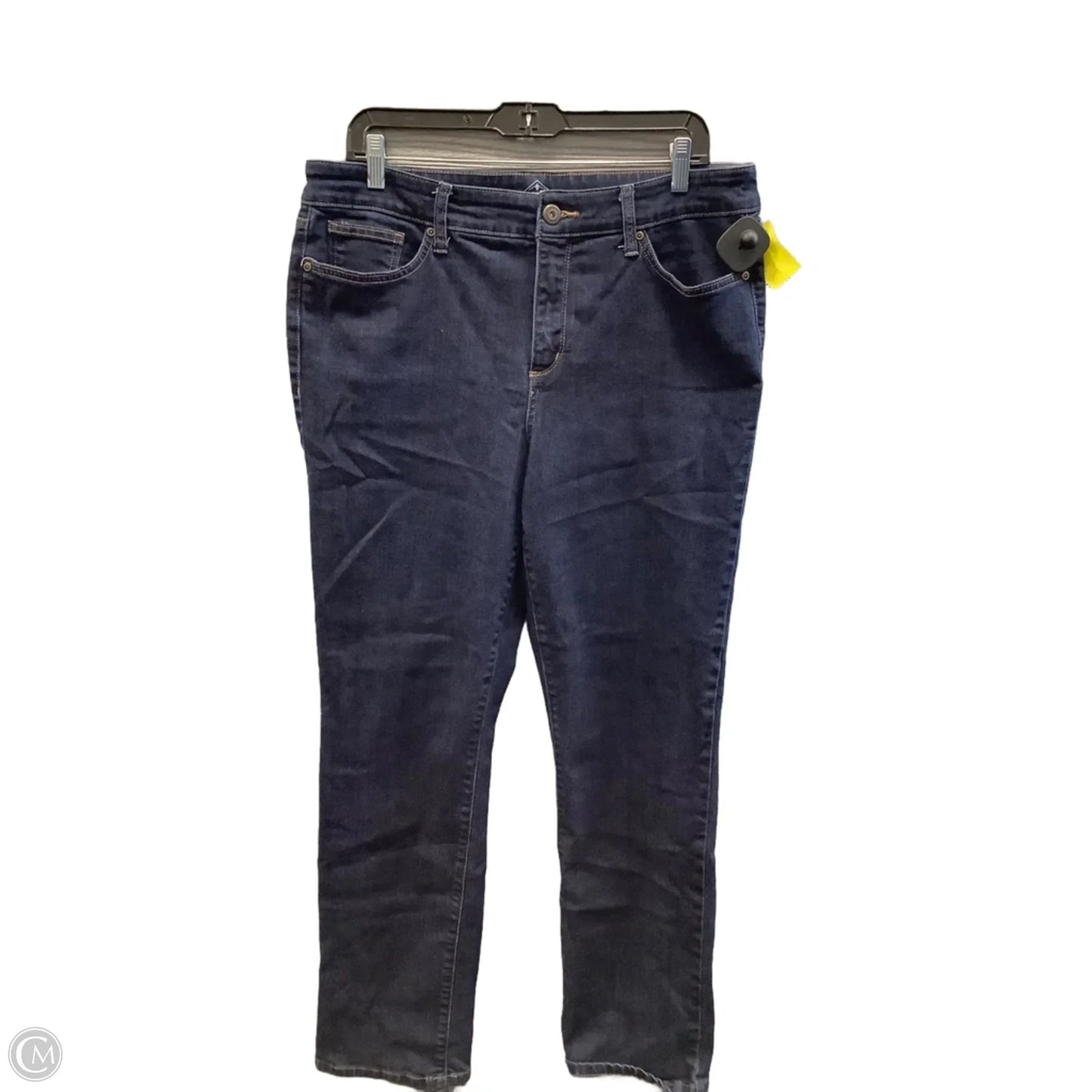 Jeans Straight By St Johns Bay In Blue Denim, Size: 14