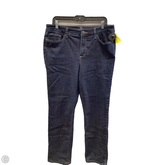 Jeans Straight By St Johns Bay In Blue Denim, Size: 14