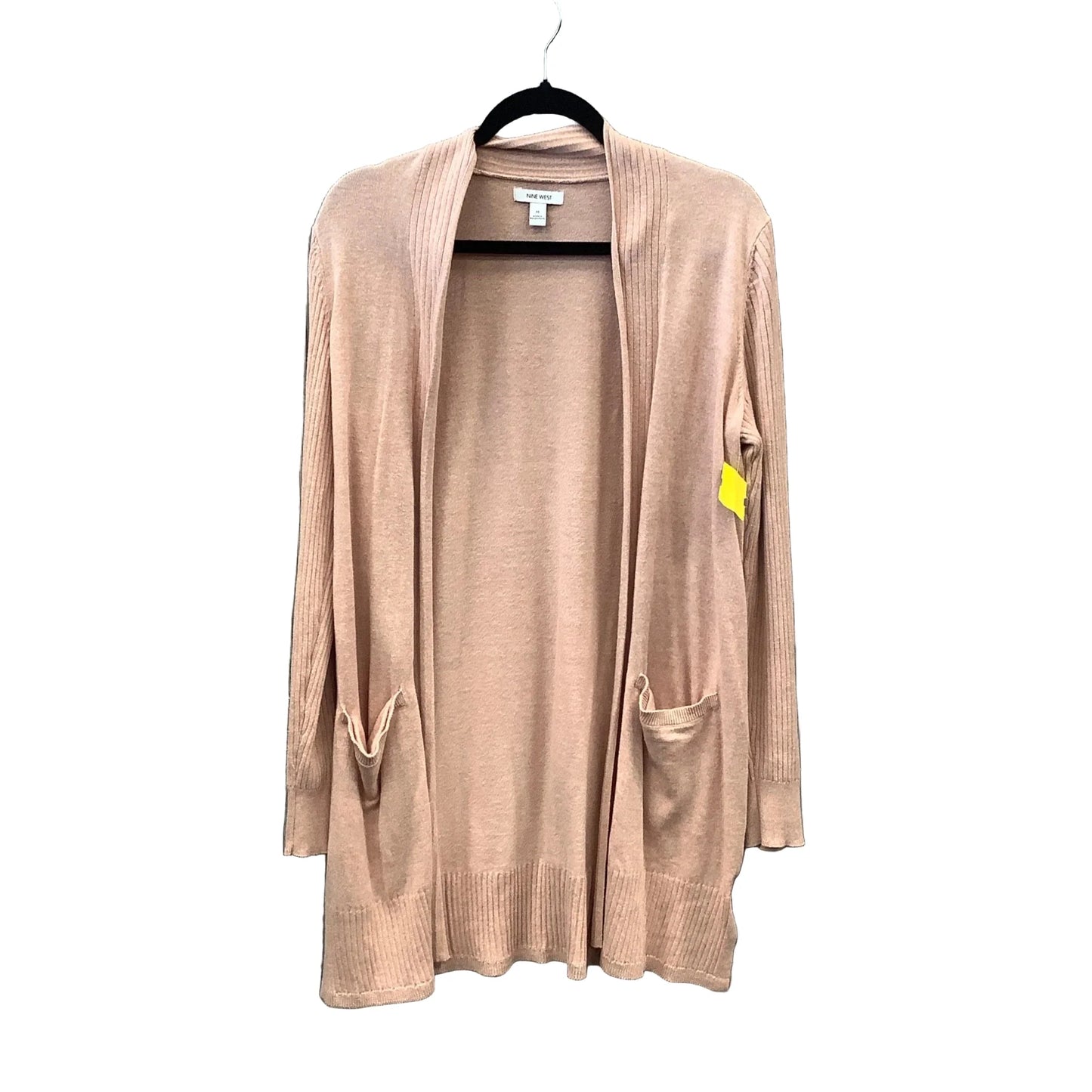 Cardigan By Nine West Apparel In Orange, Size: M