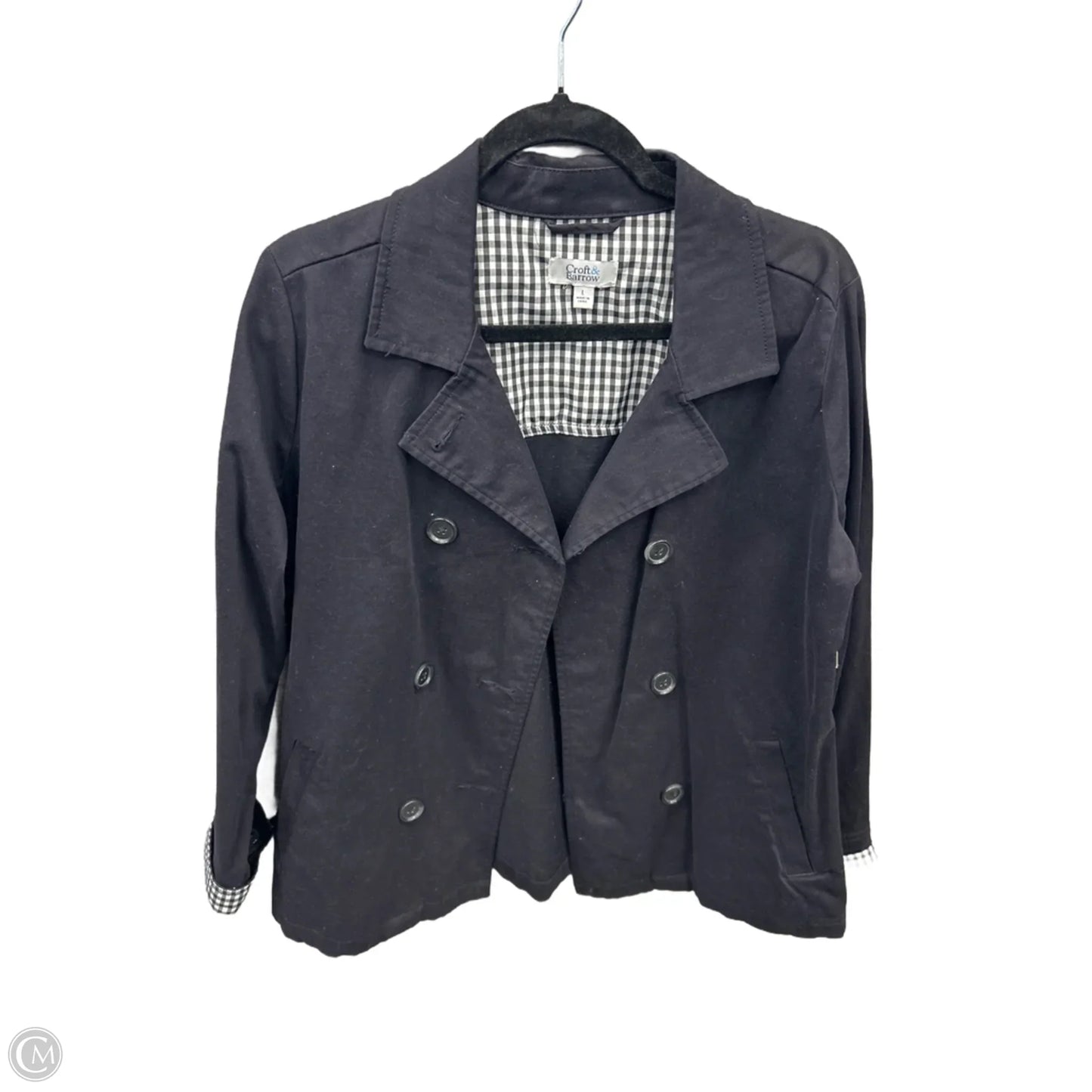 Coat Other By Croft And Barrow In Black, Size: L