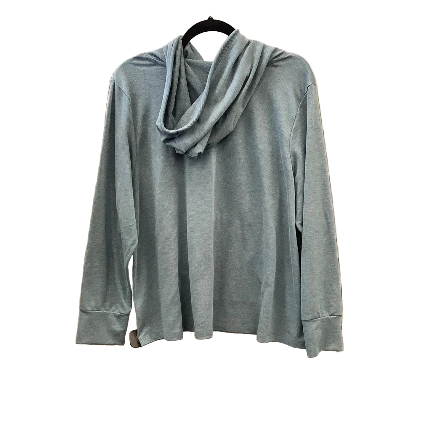 Athletic Top Long Sleeve Hoodie By St Johns Bay In Blue, Size: Xl