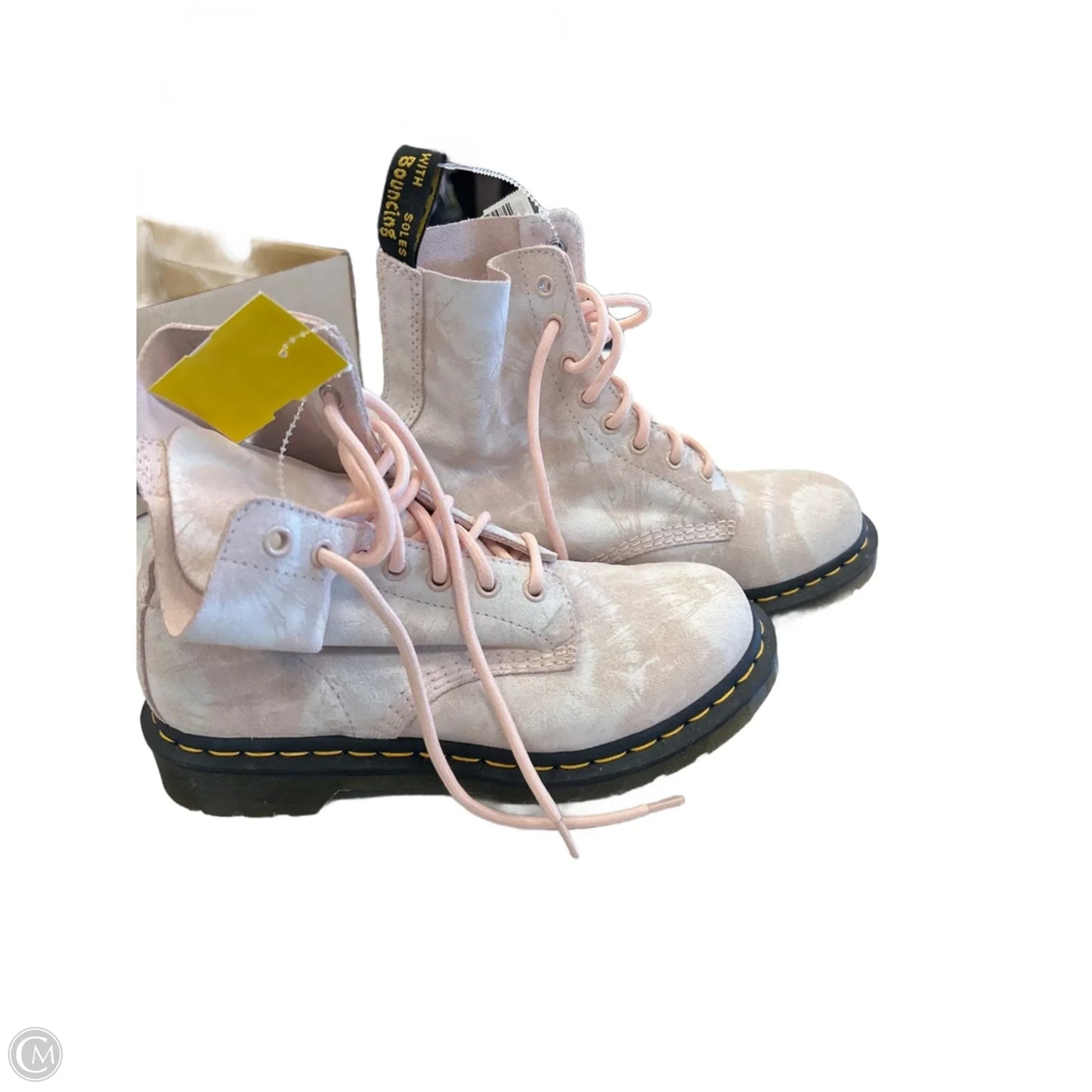 Boots Ankle Flats By Dr Martens In Pink, Size: 7