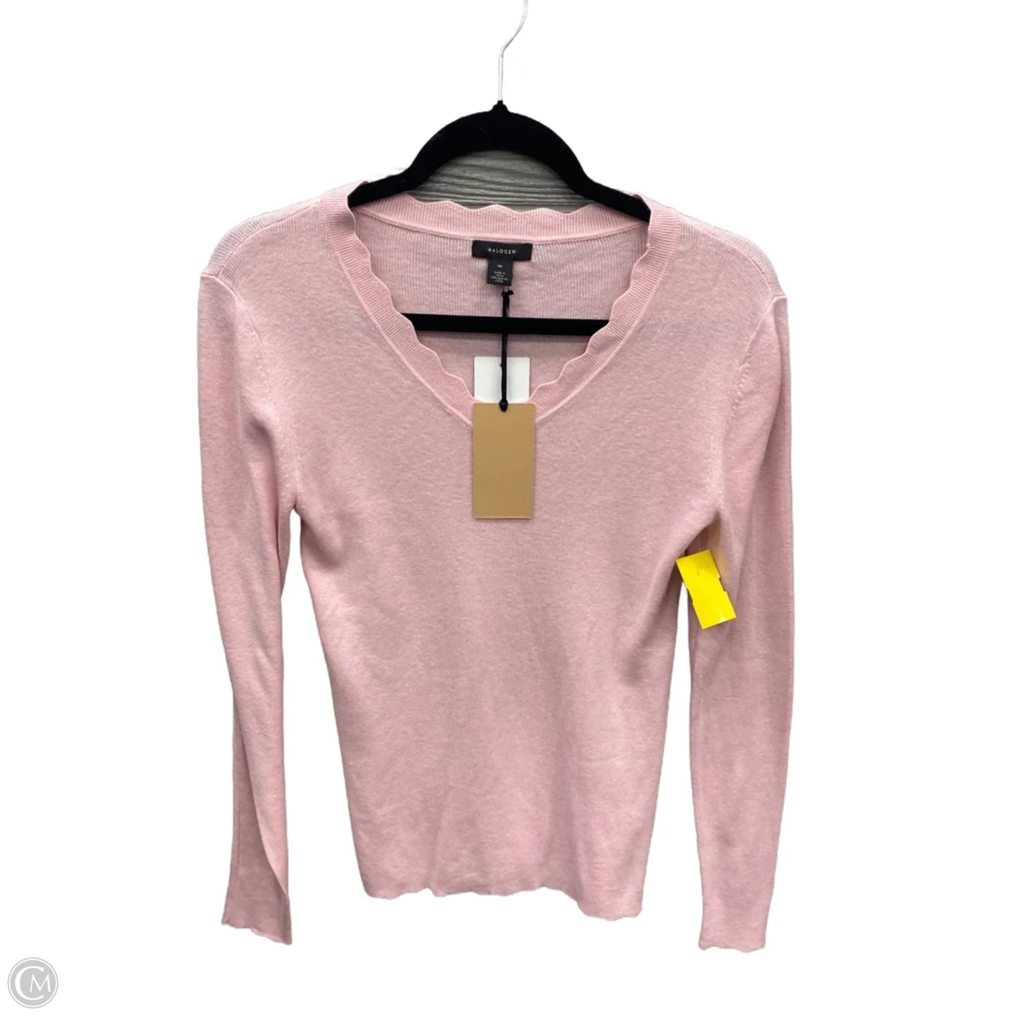 Top Long Sleeve By Halogen In Pink, Size: M