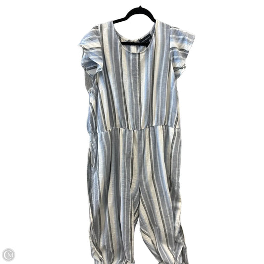 Jumpsuit By Lane Bryant In Striped Pattern, Size: 1x