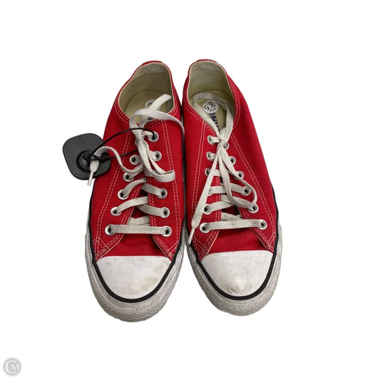 Shoes Sneakers By Converse In Red, Size: 8.5