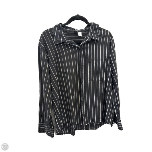 Top Long Sleeve By Divided In Black, Size: M