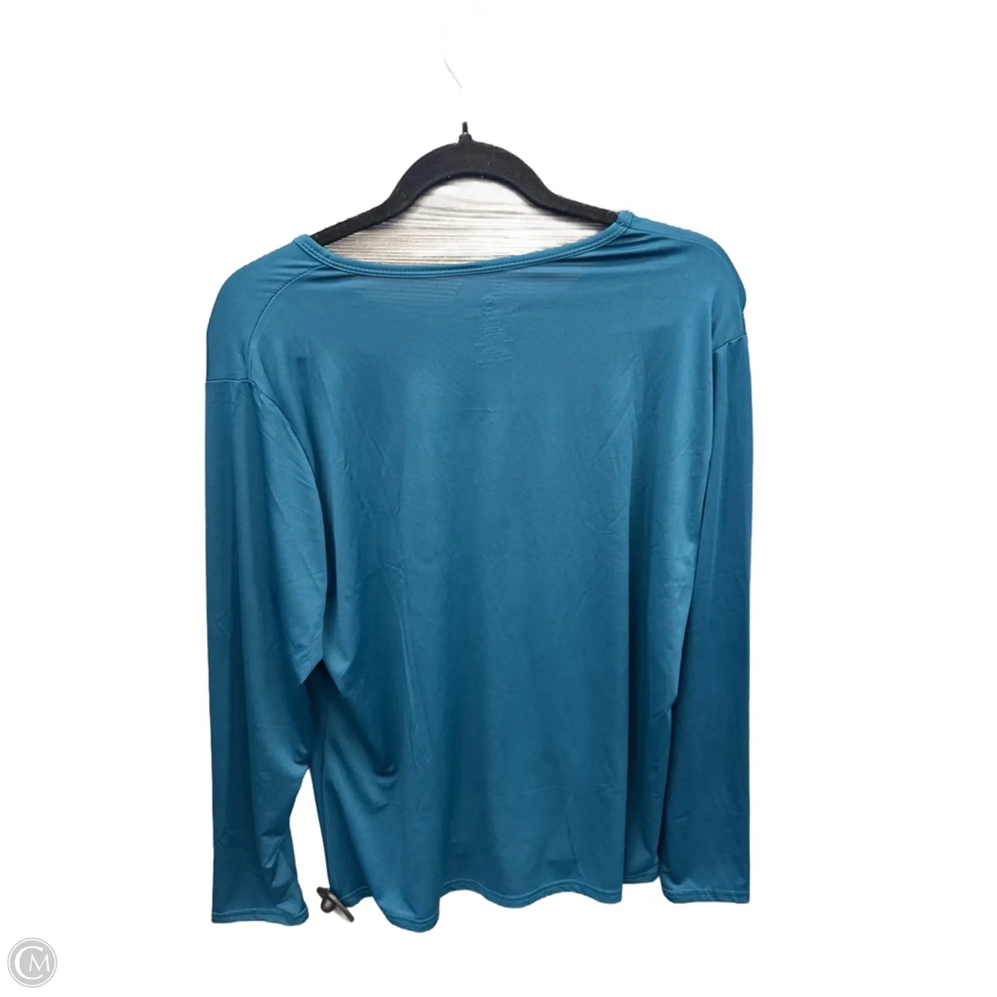 Top Long Sleeve Basic By Clothes Mentor In Blue, Size: 2x