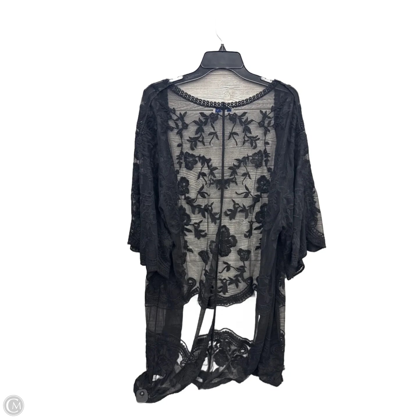 Kimono By She + Sky In Black, Size: S