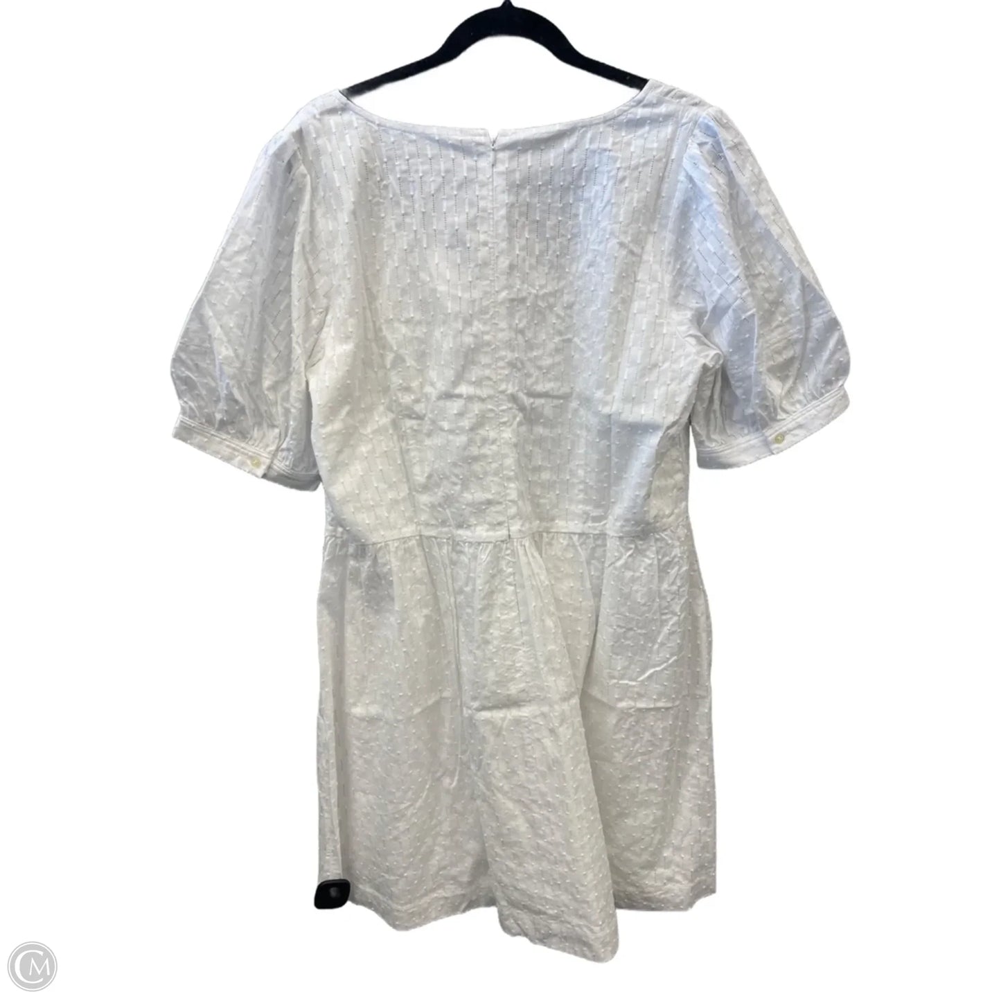 Dress Casual Midi By Loft In White, Size: Xl