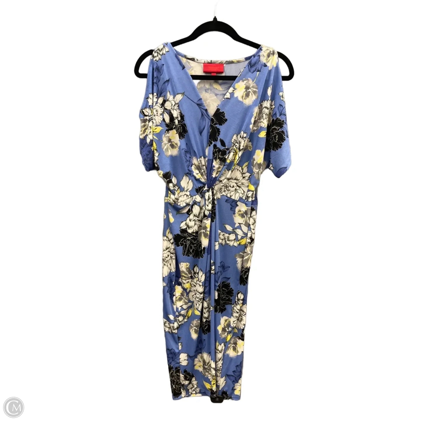 Dress Casual Midi By Jennifer Lopez In Blue, Size: M