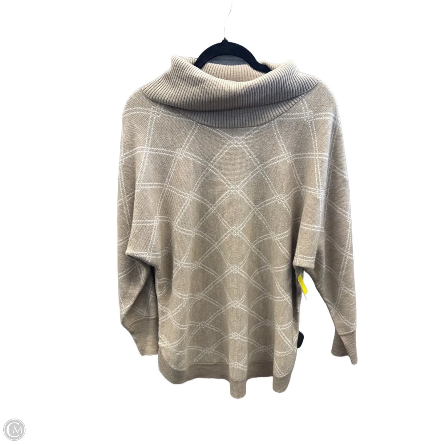Sweater By Liz Claiborne In Tan, Size: Xl