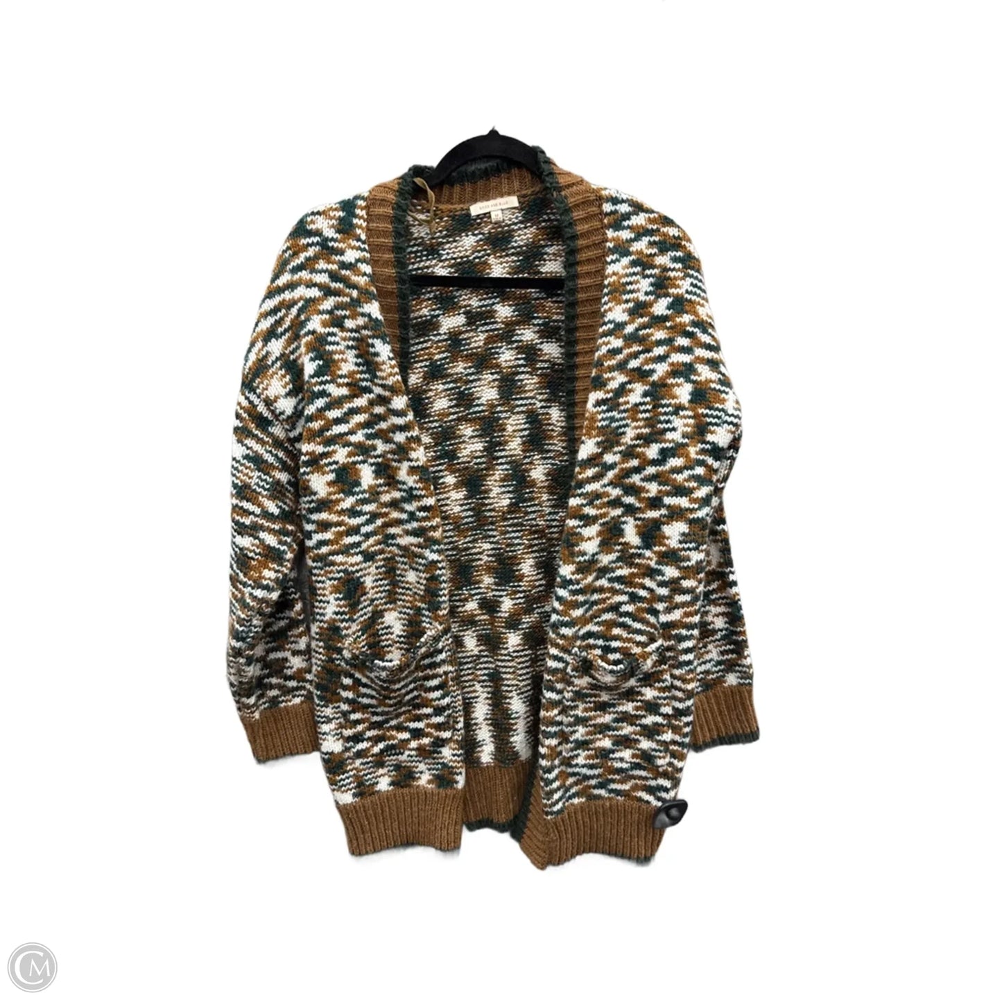 Sweater Cardigan By Skies Are Blue In Multi-colored, Size: M